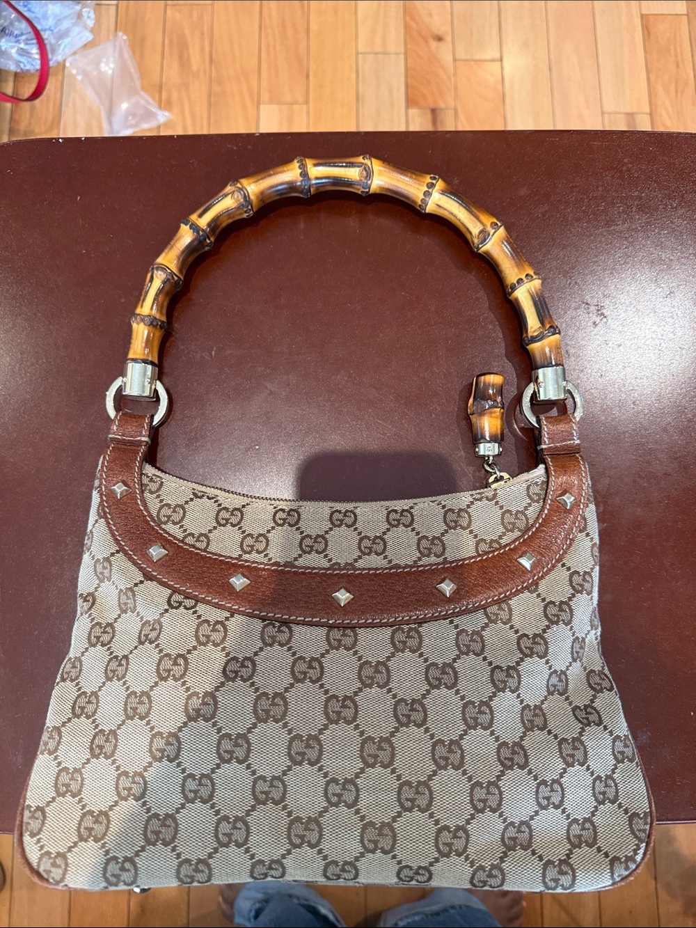 Gucci Anita Bamboo handbag